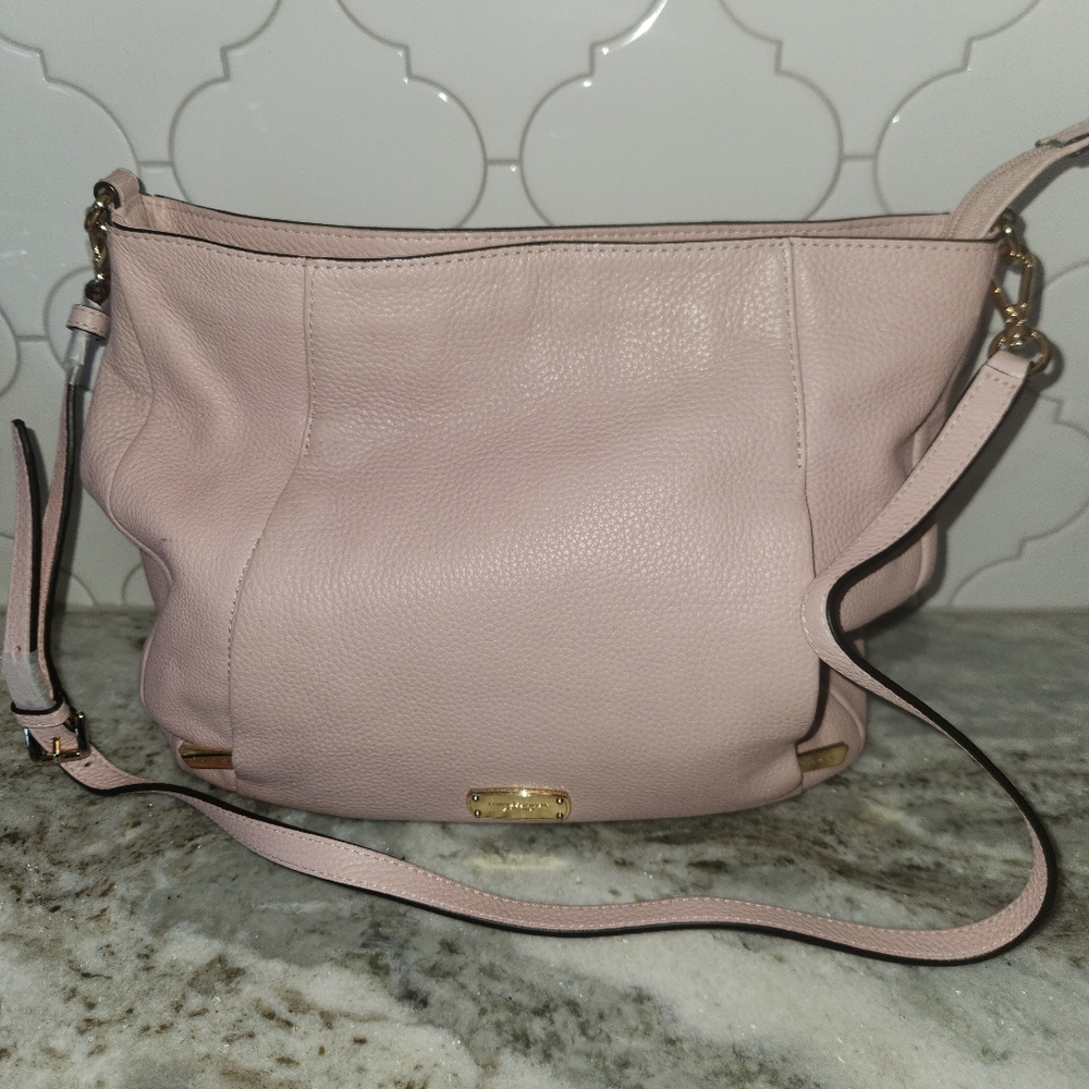 Michael Kors Pale Pink Leather Shoulder Bag